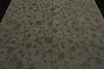 6’ x 9’2" Lapchi Hand Knotted 100% Wool Dropstitch Tibetan Area Rug Gray, Green