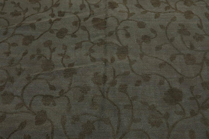 6’ x 9’2" Lapchi Hand Knotted 100% Wool Dropstitch Tibetan Area Rug Gray, Green