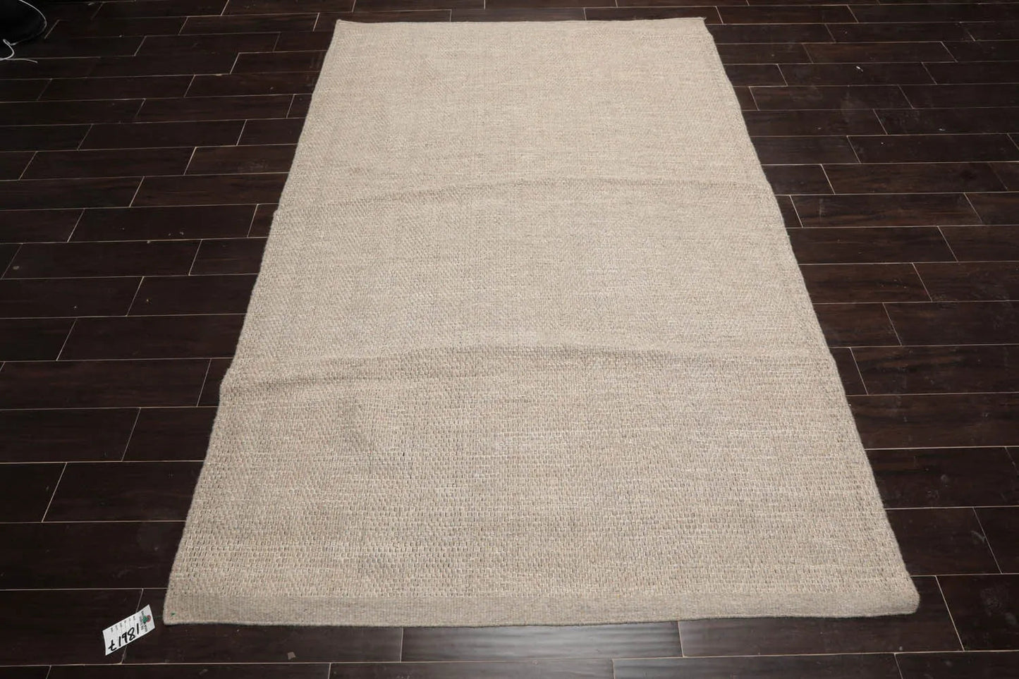 LoomBloom 5x8 Moss Traditional Hand Woven Wool Rug