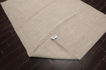 LoomBloom 5x8 Moss Traditional Hand Woven Wool Rug