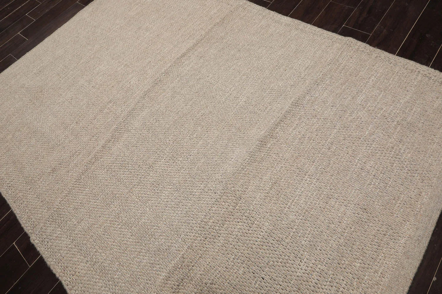 LoomBloom 5x8 Moss Traditional Hand Woven Wool Rug