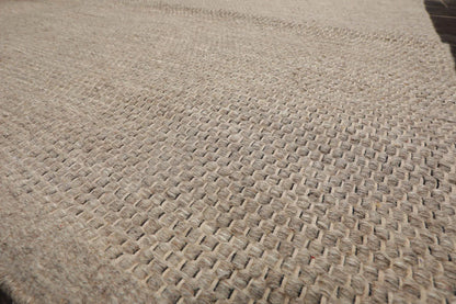 LoomBloom 5x8 Moss Traditional Hand Woven Wool Rug