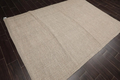 LoomBloom 5x8 Moss Traditional Hand Woven Wool Rug