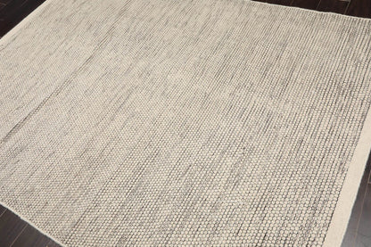 LoomBloom 5x8ft Ivory Handcrafted Designer Kilim Wool Oriental Area Rug