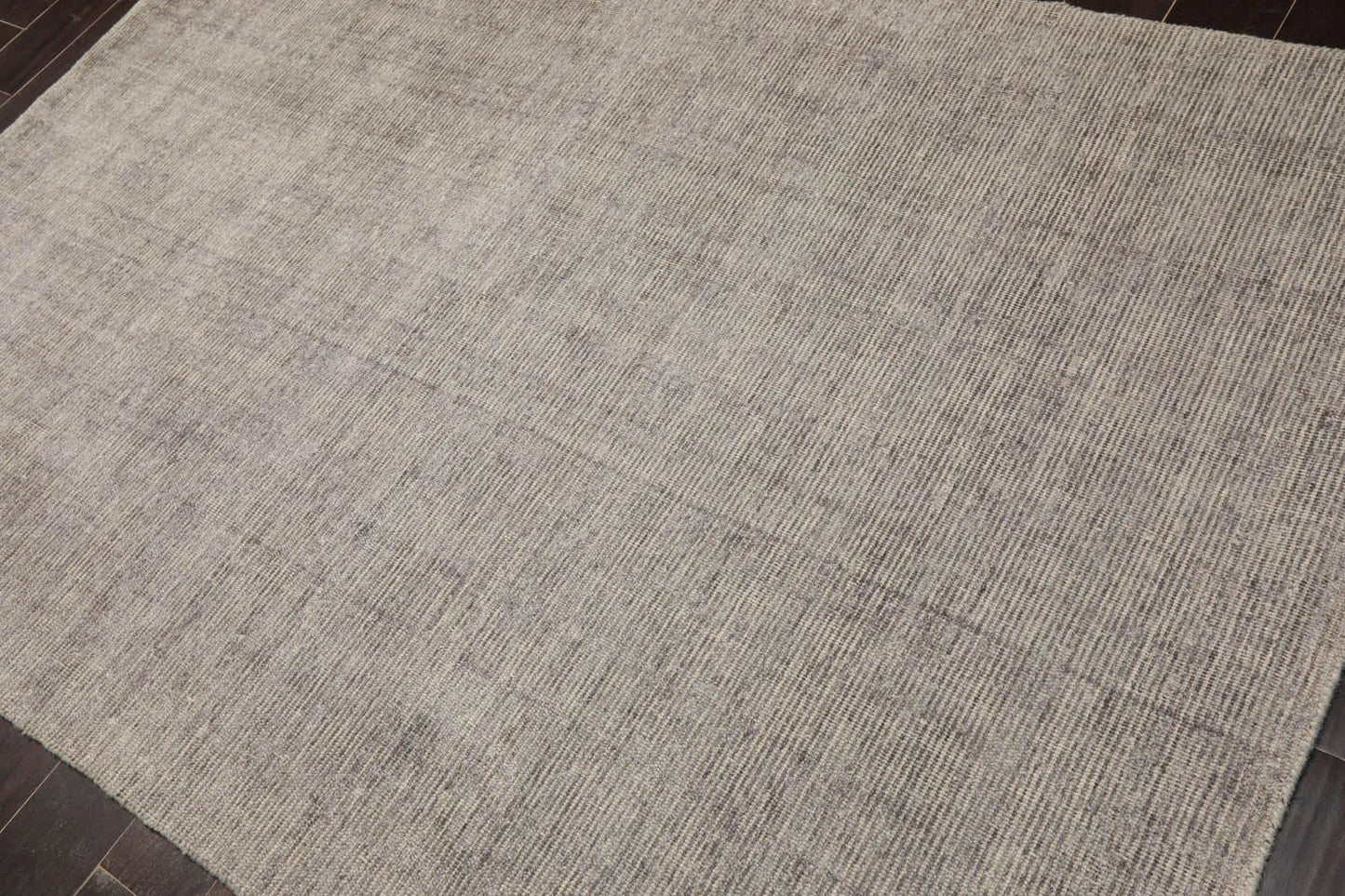 LoomBloom 5x8 Hand Knotted Taupe Oriental Area Rug
