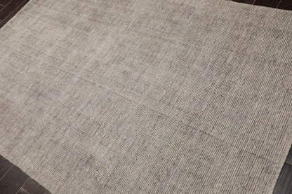LoomBloom 5x8 Hand Knotted Taupe Oriental Area Rug