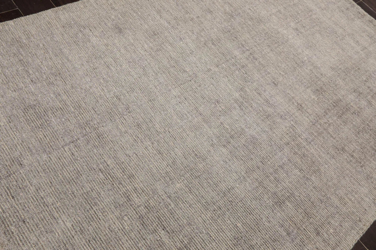LoomBloom 5x8 Hand Knotted Taupe Oriental Area Rug
