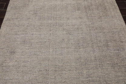 LoomBloom 5x8 Hand Knotted Taupe Oriental Area Rug
