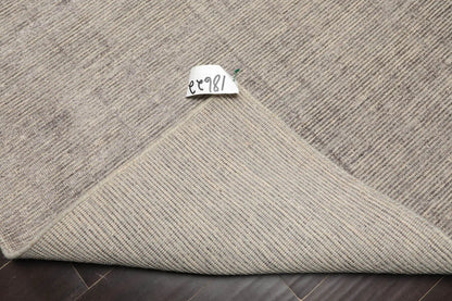 LoomBloom 5x8 Hand Knotted Taupe Oriental Area Rug