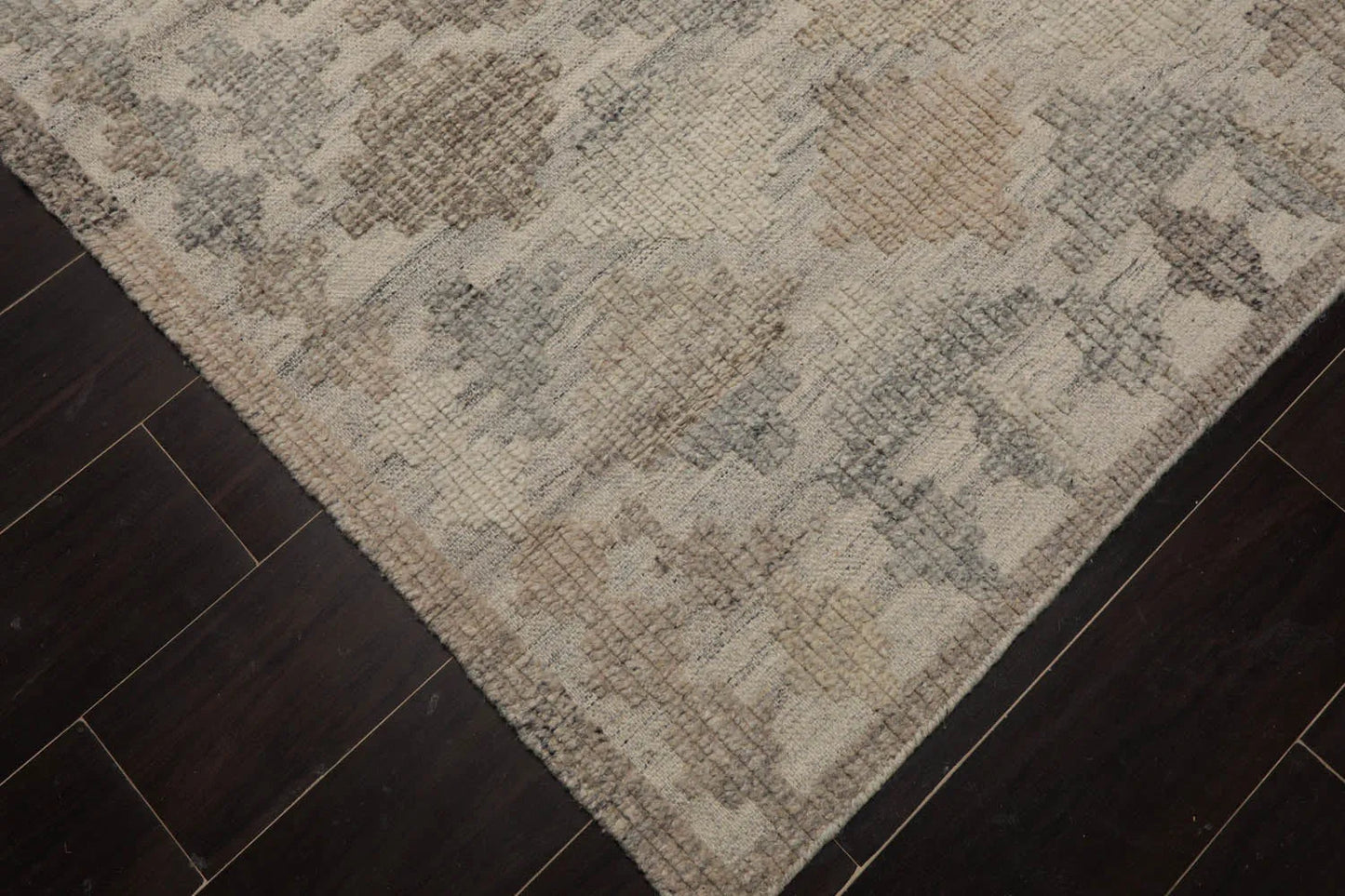 LoomBloom 5x8 Beige Authentic Southwestern Moroccan Wool Oriental Area Rug