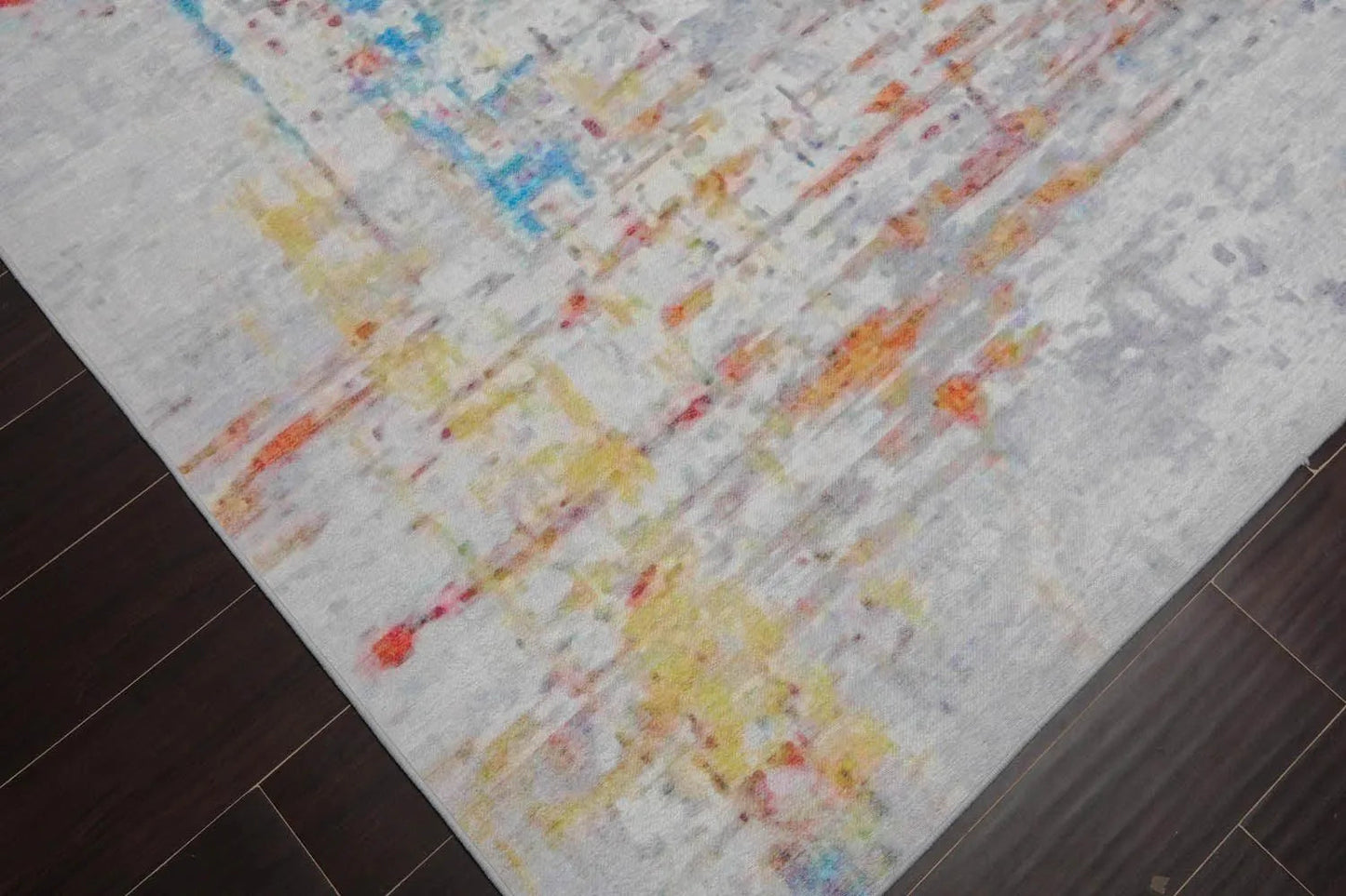 LoomBloom Multi Sizes Beige Machine Made Contemporary/Abstract Abstract Flatweave Polyester Oriental Area Rug