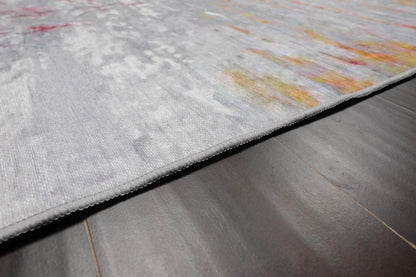 LoomBloom Multi Sizes Beige Machine Made Contemporary/Abstract Abstract Flatweave Polyester Oriental Area Rug