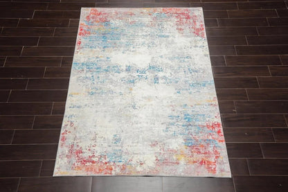 LoomBloom Multi Sizes Beige Machine Made Contemporary/ Abstract Abstract Flatweave Polyester Oriental Area Rug