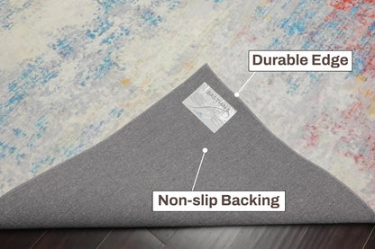 LoomBloom Multi Sizes Beige Machine Made Contemporary/ Abstract Abstract Flatweave Polyester Oriental Area Rug