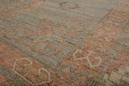 Muted Afghan Oushak Vegetable Dyes Mint 6x9 Traditional Wool Area Rug