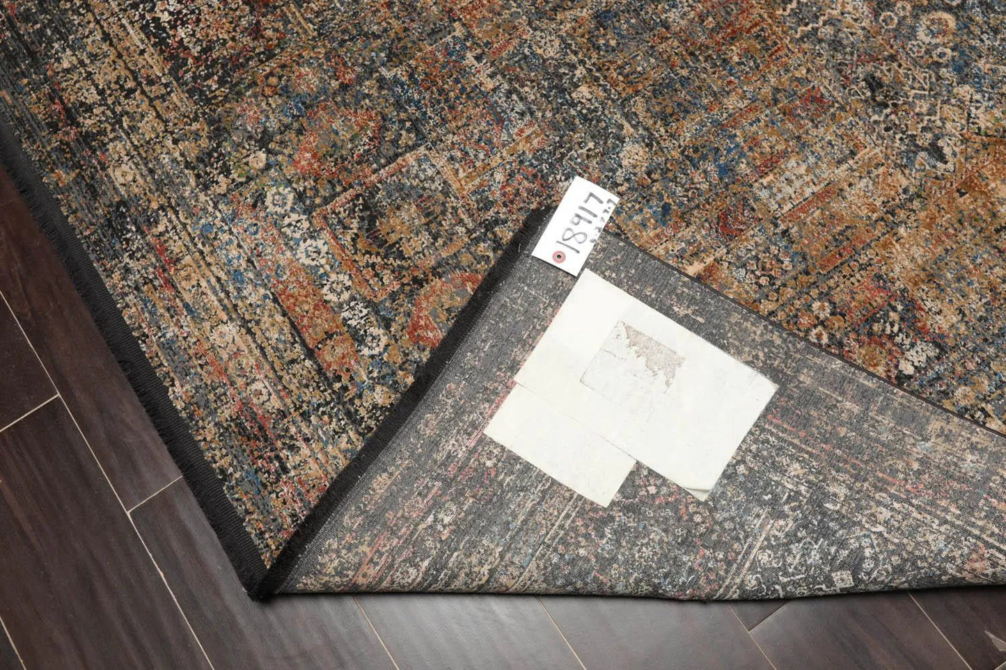 5'2"x7'7" Beige Machine Made Transitional Wool and Bamboo Silk Oriental Area Rug