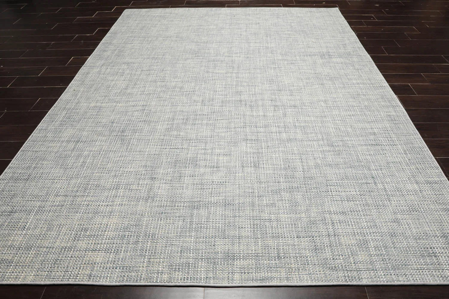 LoomBloom Multi Sizes Slate Hand Woven Contemporary Textured 80% Wool & 20% Nylon Oriental Area Rug
