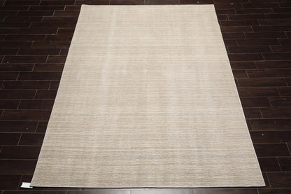 LoomBloom Multi Sizes Beige Hand Woven Contemporary Textured New Zealand Wool Oriental Area Rug