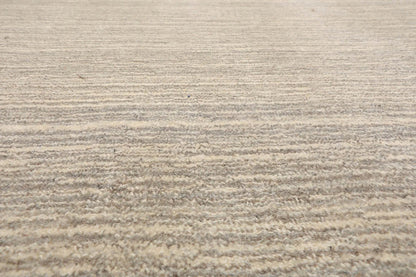 LoomBloom Multi Sizes Beige Hand Woven Contemporary Textured New Zealand Wool Oriental Area Rug