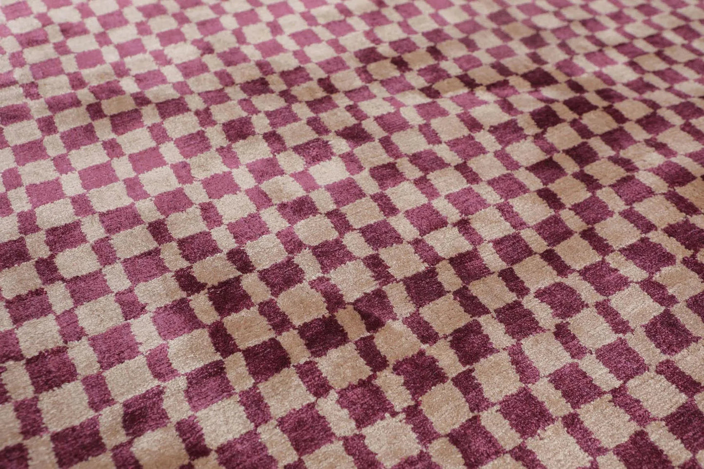 3’ x 5' Handmade Graphic 100% Bamboo silk Traditional Oriental Area rug Purple