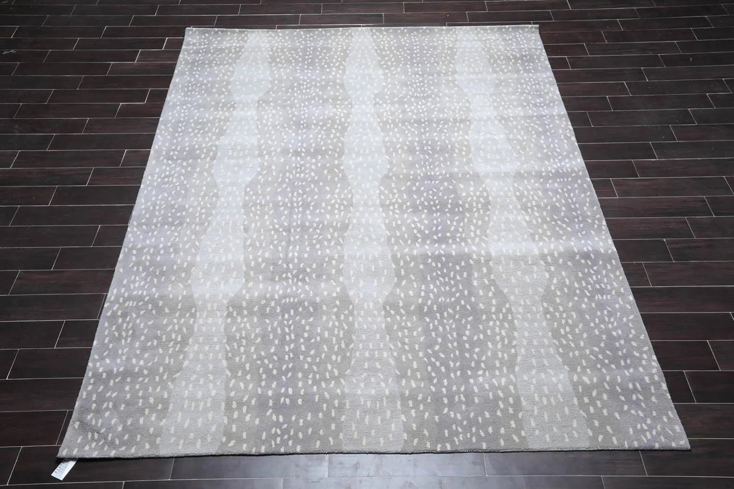Multi Size Gray, Ivory Hand Tufted Handmade 100% Wool Animal Print Antelope Oriental Area Rug