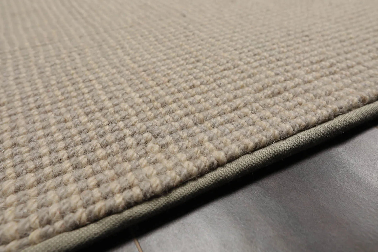 LoomBloom Multi Size Beige Hand Tufted Contemporary Berber Textured 100% New Zealand Wool Oriental Area Rug