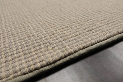 LoomBloom Multi Size Beige Hand Tufted Contemporary Berber Textured 100% New Zealand Wool Oriental Area Rug