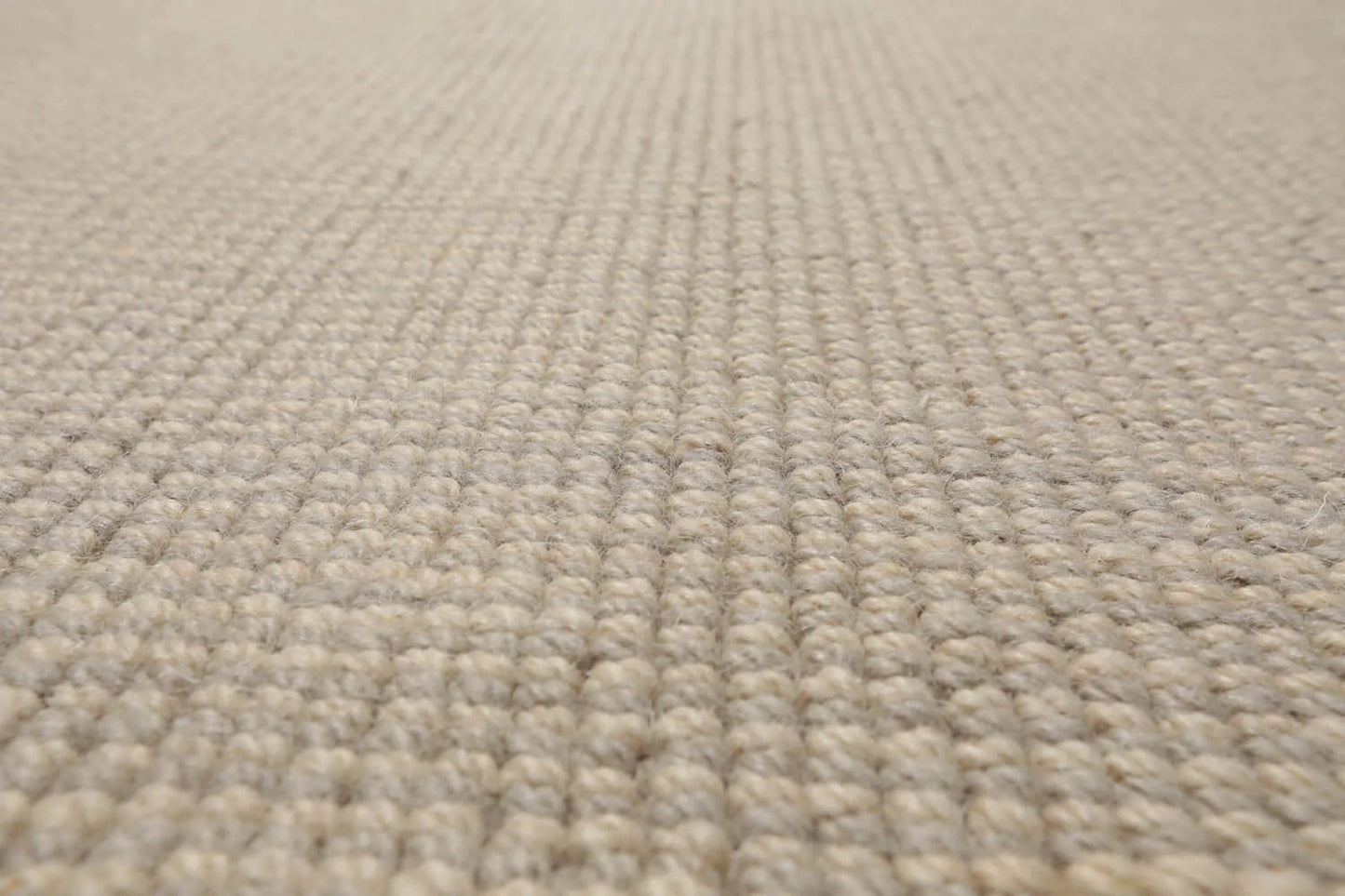 LoomBloom Multi Size Beige Hand Tufted Contemporary Berber Textured 100% New Zealand Wool Oriental Area Rug