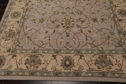 LoomBloom Multi Sizes Taupe Traditional Agra Hand Tufted  Wool Oriental Area Rug