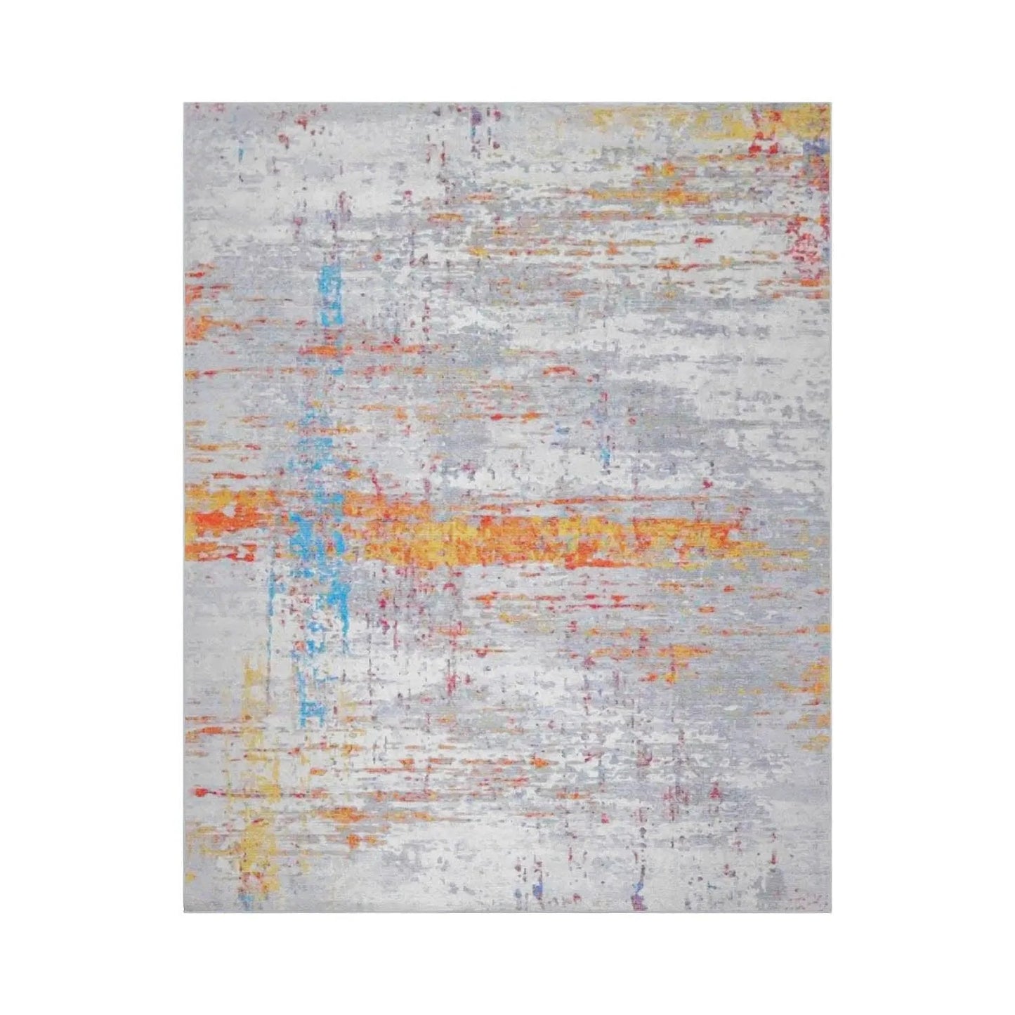 LoomBloom Multi Sizes Beige Machine Made Contemporary/Abstract Abstract Flatweave Polyester Oriental Area Rug