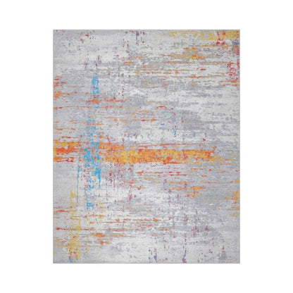 LoomBloom Multi Sizes Beige Machine Made Contemporary/Abstract Abstract Flatweave Polyester Oriental Area Rug