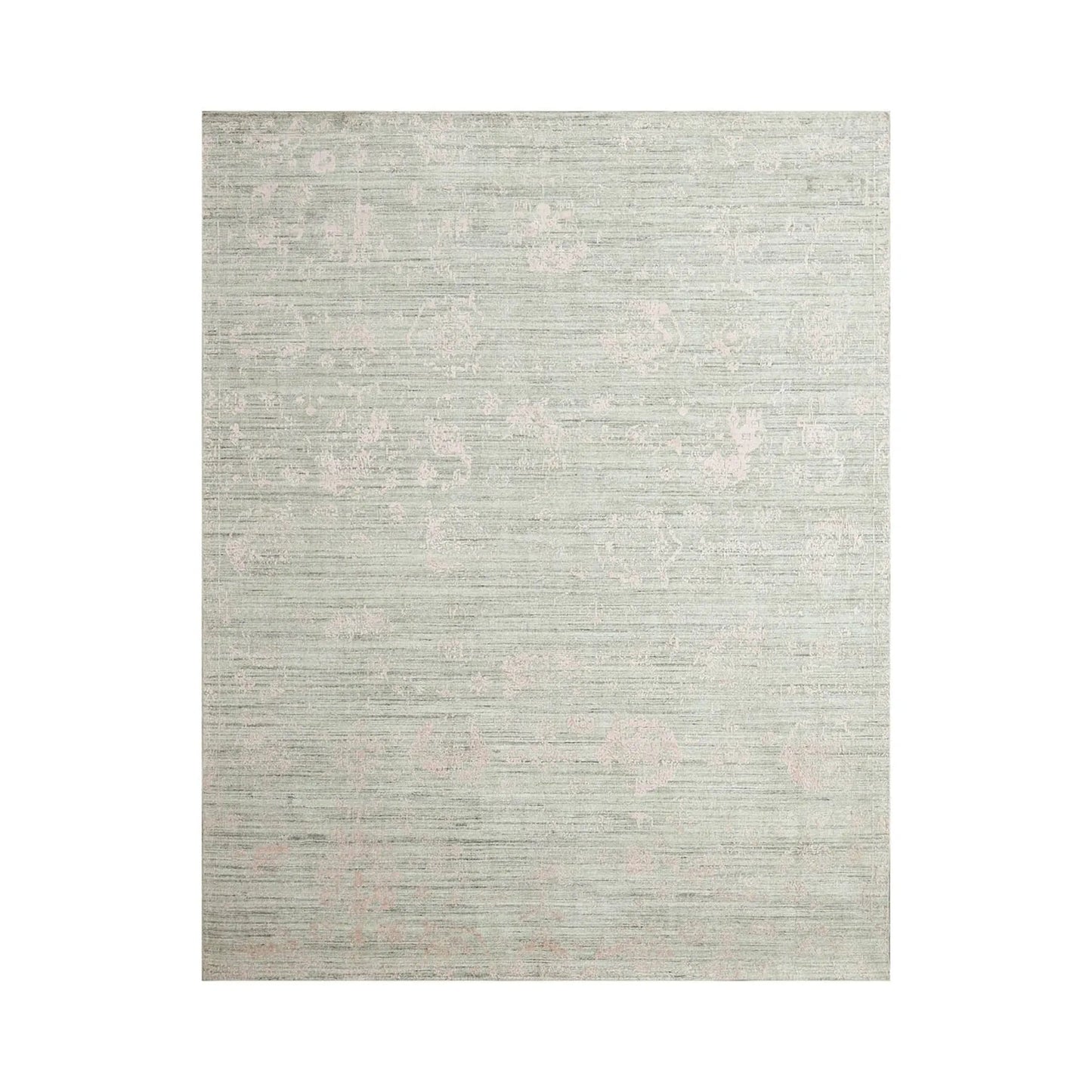 8x10 Beige, Gray Hand Knotted 100% Wool Modern & Contemporary Oriental Area Rug