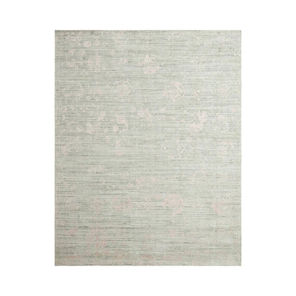 8x10 Beige, Gray Hand Knotted 100% Wool Modern & Contemporary Oriental Area Rug