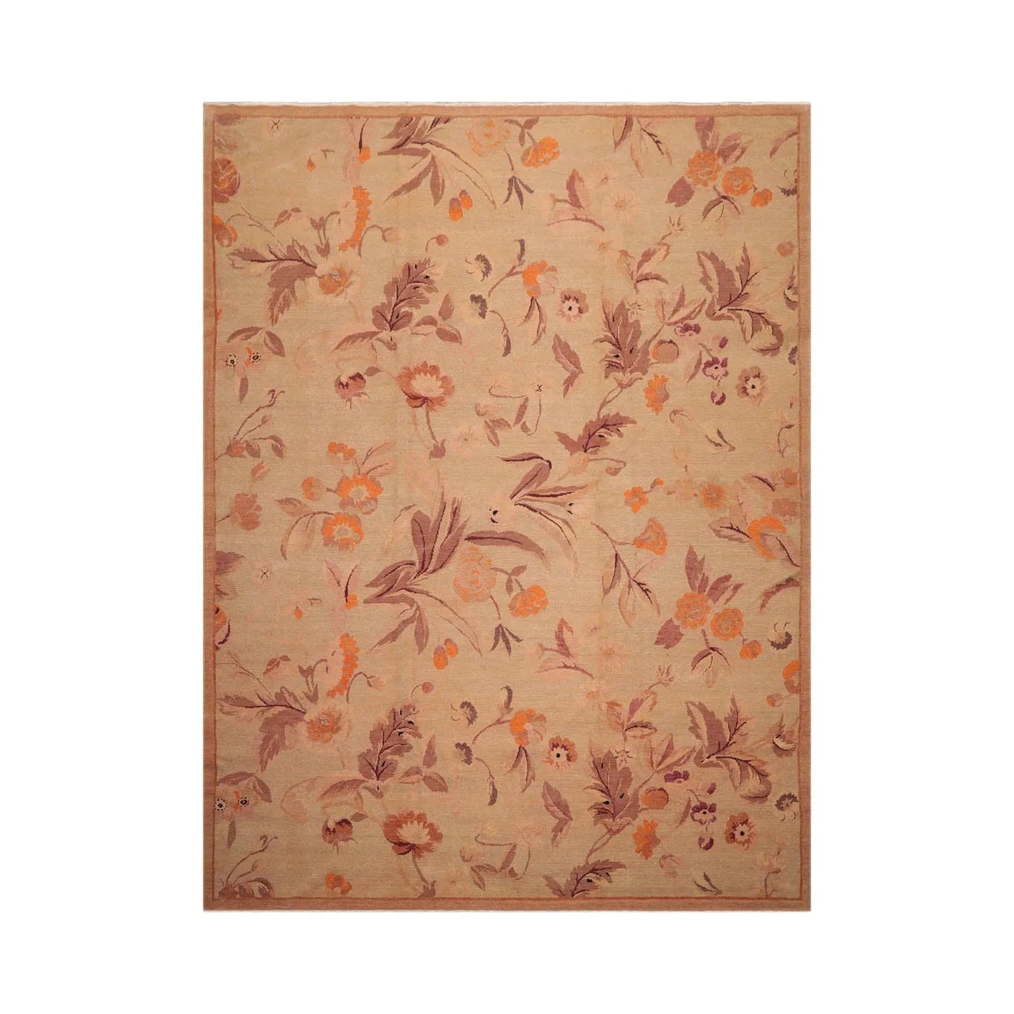 9x12 Tan,Taupe Hand Knotted Tibetan 100% Wool Michaelian & Kohlberg Traditional Oriental Area Rug