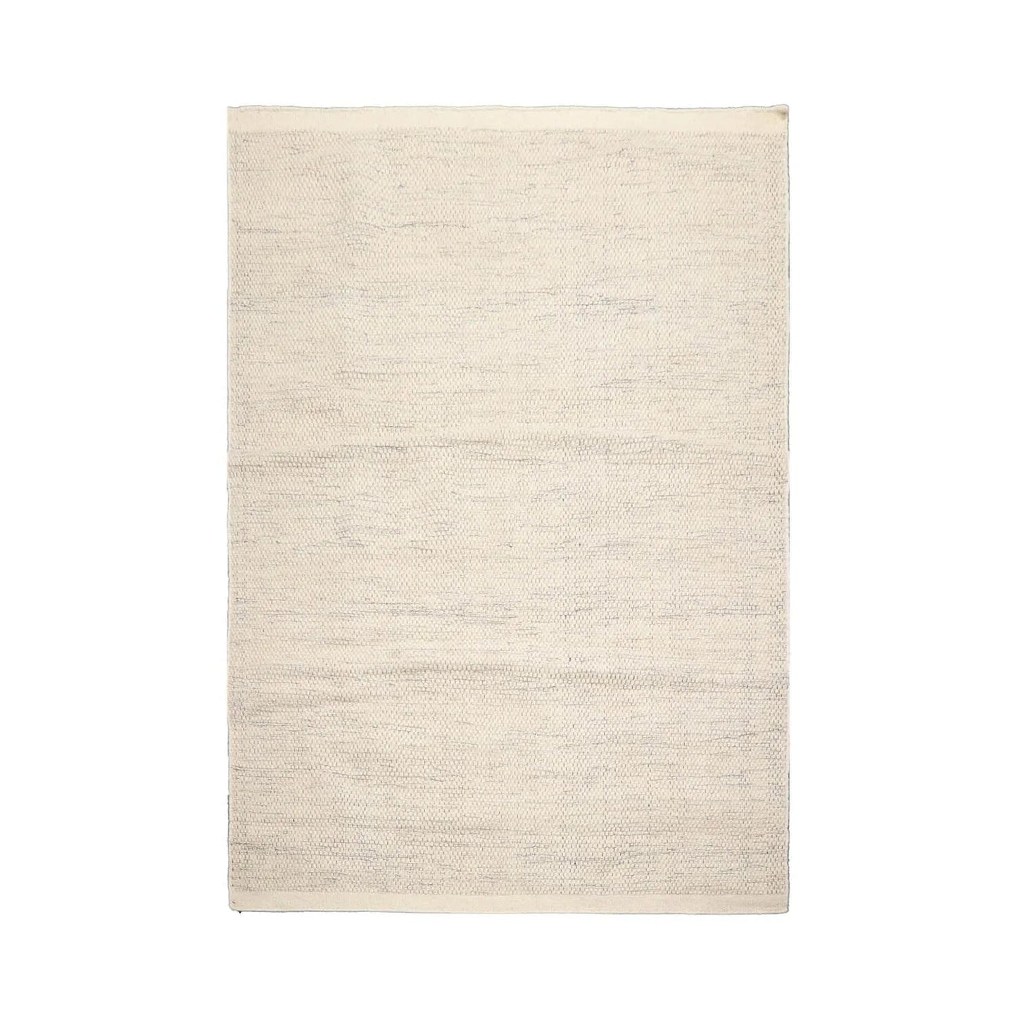 LoomBloom 5x8ft Ivory Handcrafted Designer Kilim Wool Oriental Area Rug