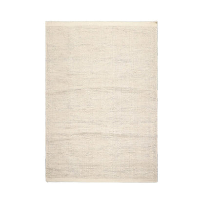 LoomBloom 5x8ft Ivory Handcrafted Designer Kilim Wool Oriental Area Rug