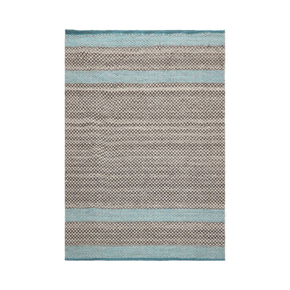 LoomBloom 5x8 Beige Oriental Modern Hand Woven Kilim Wool Area Rug