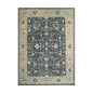 Multi Size Blue Hand Knotted Traditional Oushak Wool Oriental Area Rug