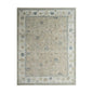 Multi Size Gray Hand Knotted Traditional Oushak Wool Oriental Area Rug