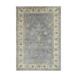Multi Size Blue Hand Knotted Traditional Oushak Wool Oriental Area Rug