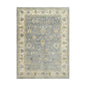 Multi Size Blue Hand Knotted Traditional Oushak Wool Oriental Area Rug