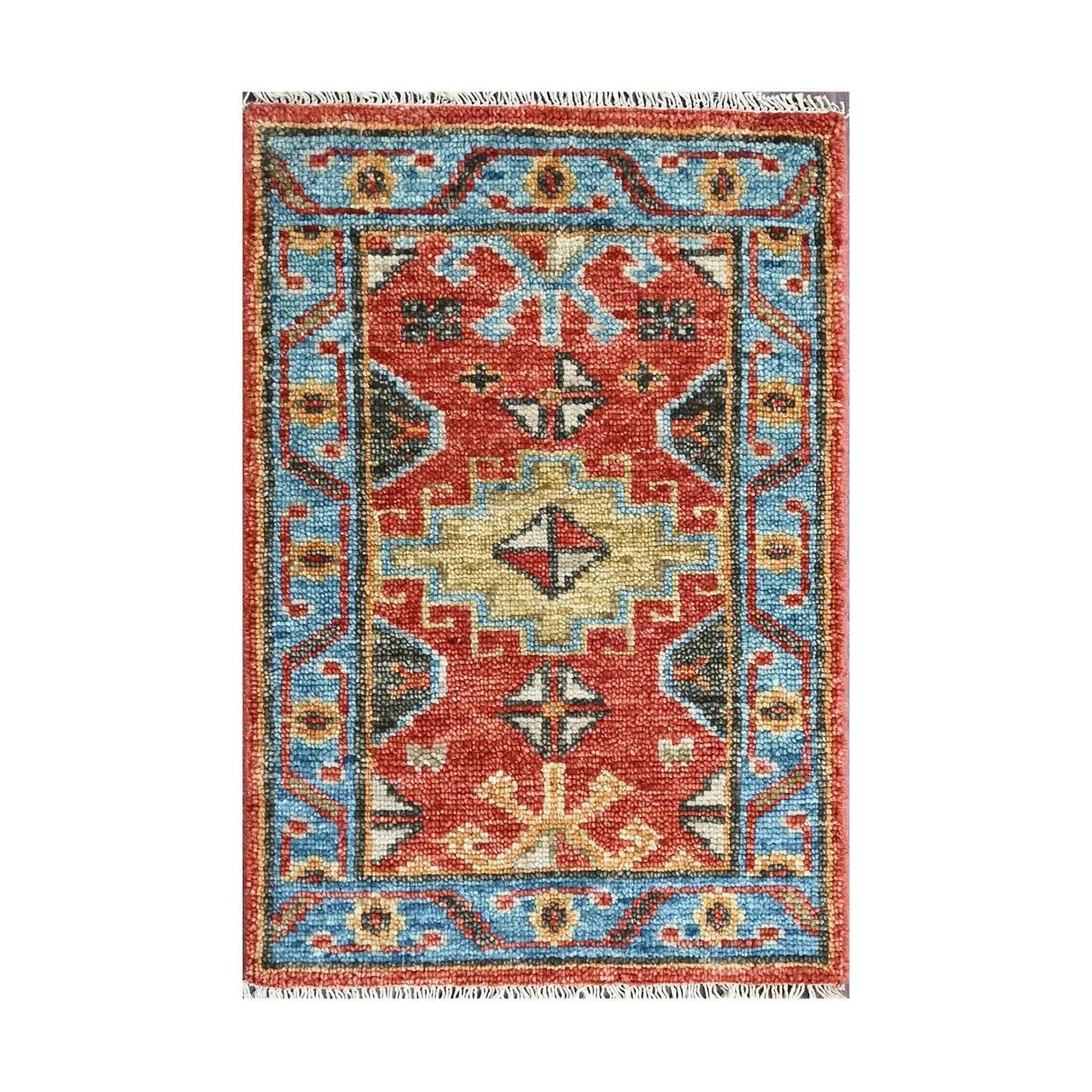 Multi Sizes Coral Hand Knotted Arts & Crafts/Mission Oushak Wool Oriental Area Rug