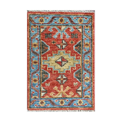 Multi Sizes Coral Hand Knotted Arts & Crafts/Mission Oushak Wool Oriental Area Rug