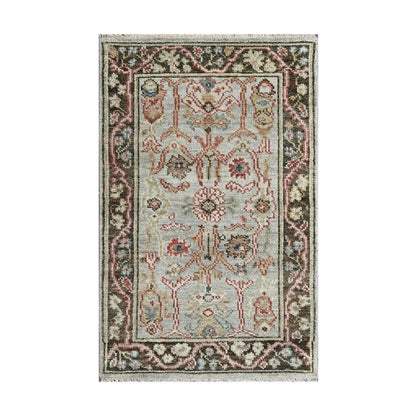 Multi Size Moss Hand Knotted Traditional Oushak Wool Oriental Area Rug