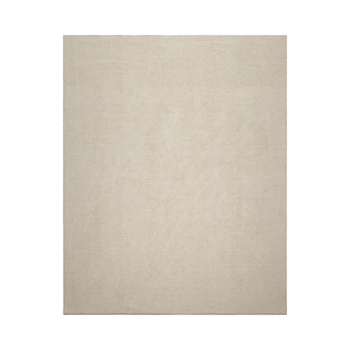 LoomBloom Multi Sizes Ivory Hand Woven Contemporary Textured New Zealand Wool Oriental Area Rug