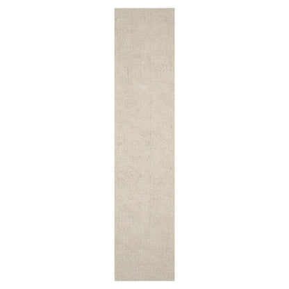 LoomBloom Multi Sizes Ivory Hand Woven Contemporary Textured New Zealand Wool Oriental Area Rug