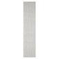 LoomBloom Multi Sizes Ivory Hand Woven Contemporary Flatweave Herringbone New Zealand Wool Oriental Area Rug