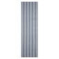 LoomBloom Multi Size Tone on Tone Blue Hand Woven Striped Modern Herringbone  New Zealand Wool Oriental Area Rug
