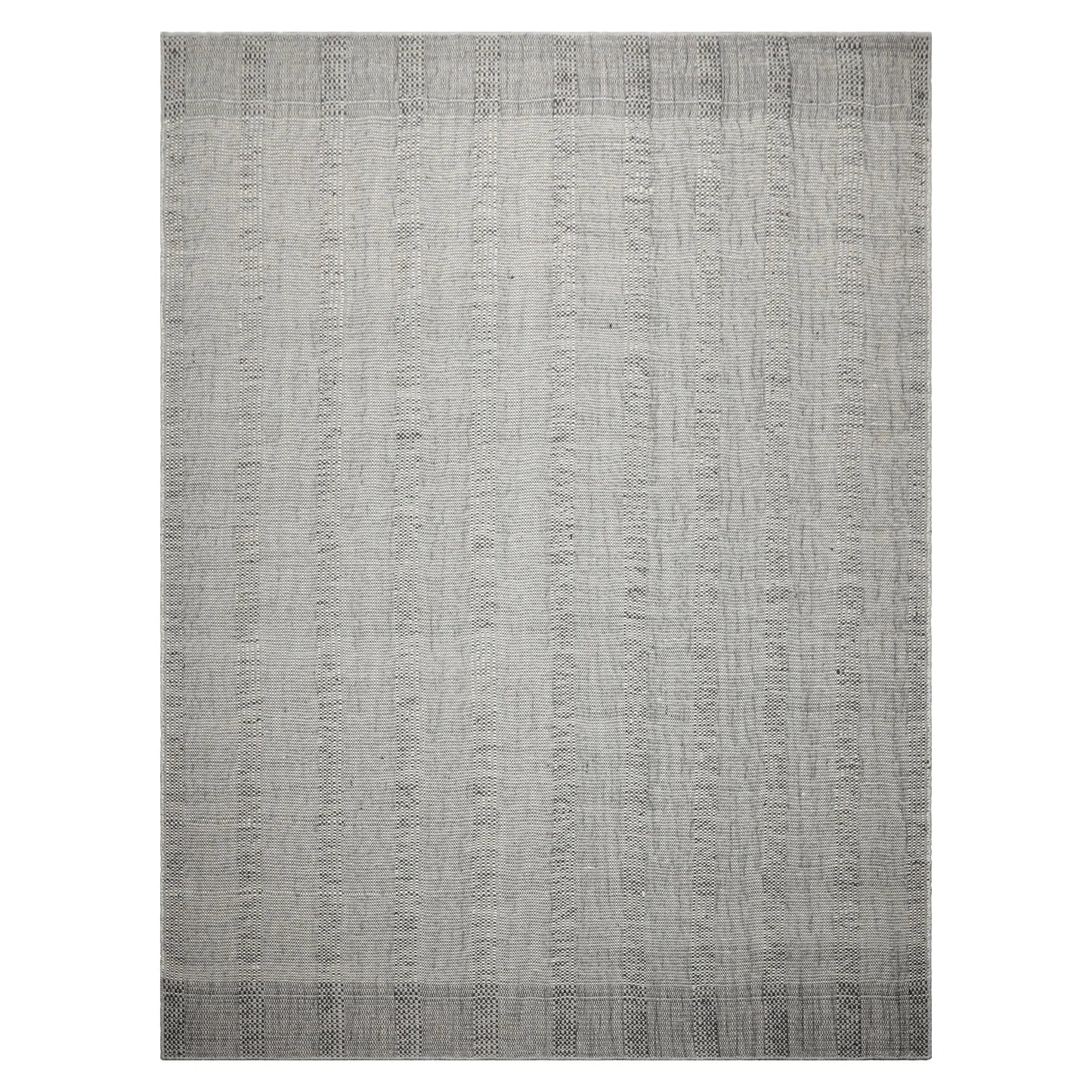 LoomBloom Plaid Multi Sizes Celadon Hand Woven Flatweave Modern Wool Oriental Area Rug