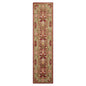 Multi Size Rusty Red, Green Hand Tufted William Morris Arts & Craft 100% Wool Oriental Area Rug